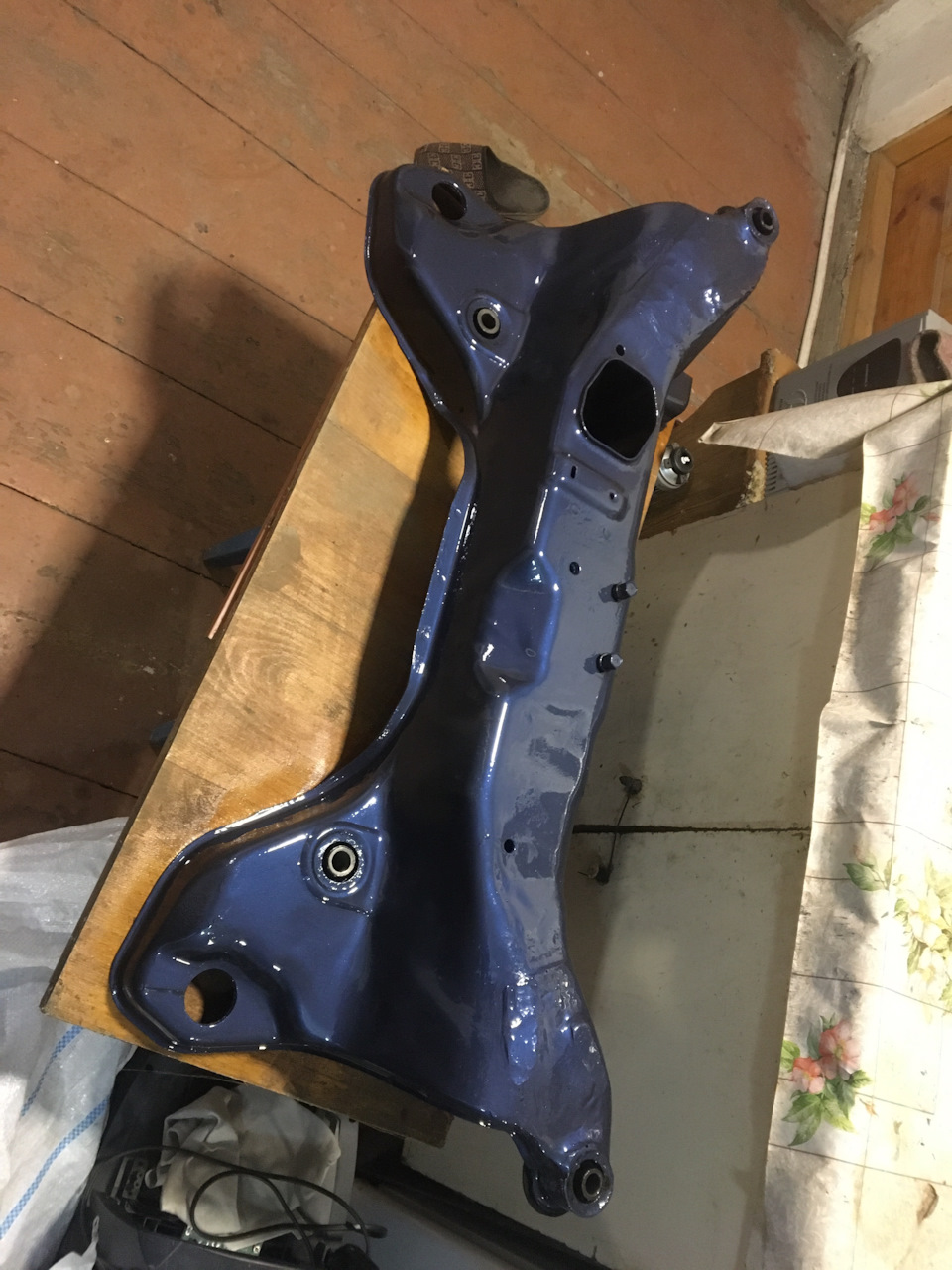 Запрессовка сайлентблоков подрамника — Mitsubishi Galant (6G), 2 л ...