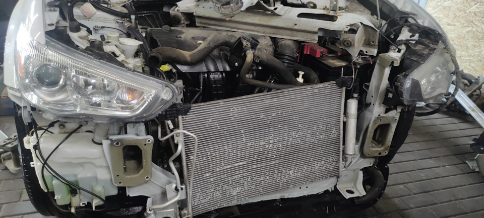 Промыли Радик кондея! — Mitsubishi ASX