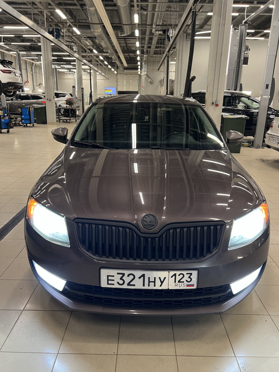 Full led в передний свет — Skoda Octavia A7 Mk3, 1,4 л, 2016 года ...