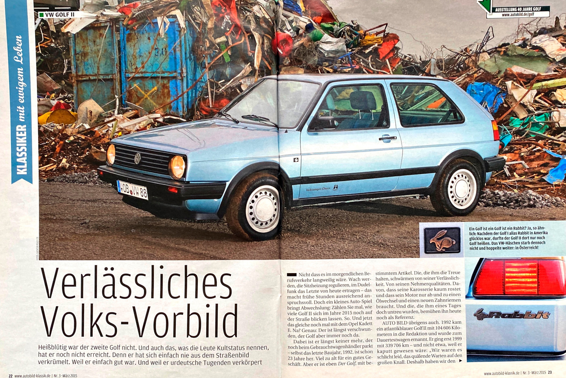 Выборы-выборы — и ещё немного о VAG-кроликах. Перевод AutoBild Klassik —  Volkswagen Golf Mk2, 1,3 л, 1991 года | другое | DRIVE2