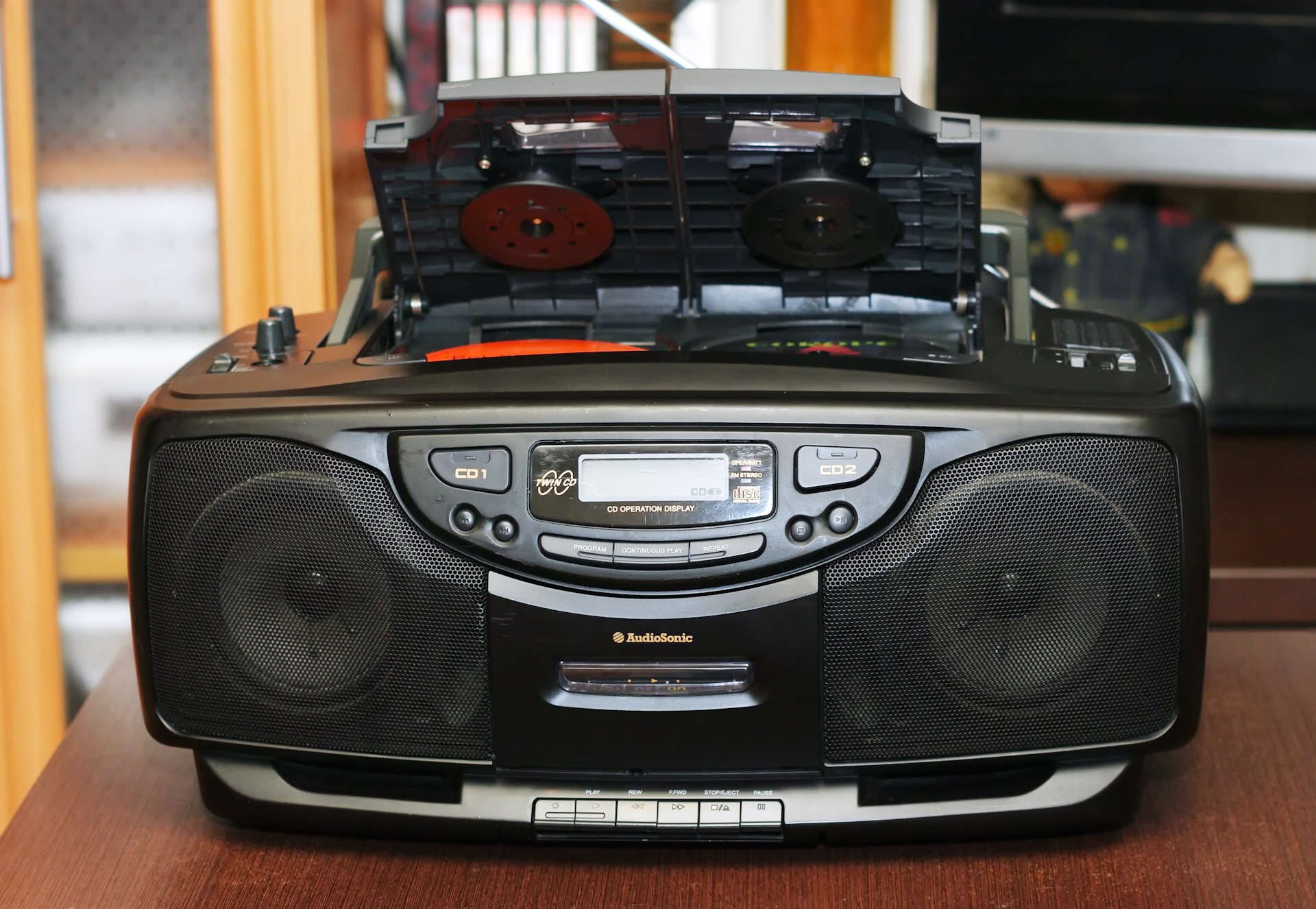 AudioSonic cd-350 boombox — Сообщество «Клуб Почитателей Кассетных  Магнитофонов» на DRIVE2