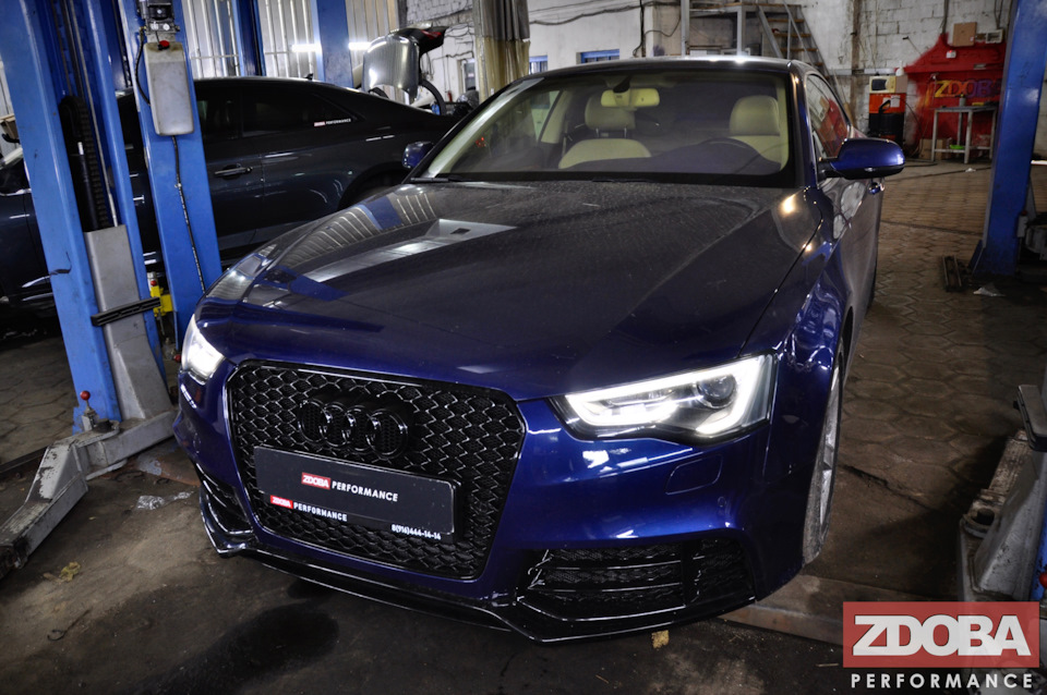 Audi A5 8T 2.0 TFSI 225 HP (CNCD) Изготовление Downpipe, изготовление ...