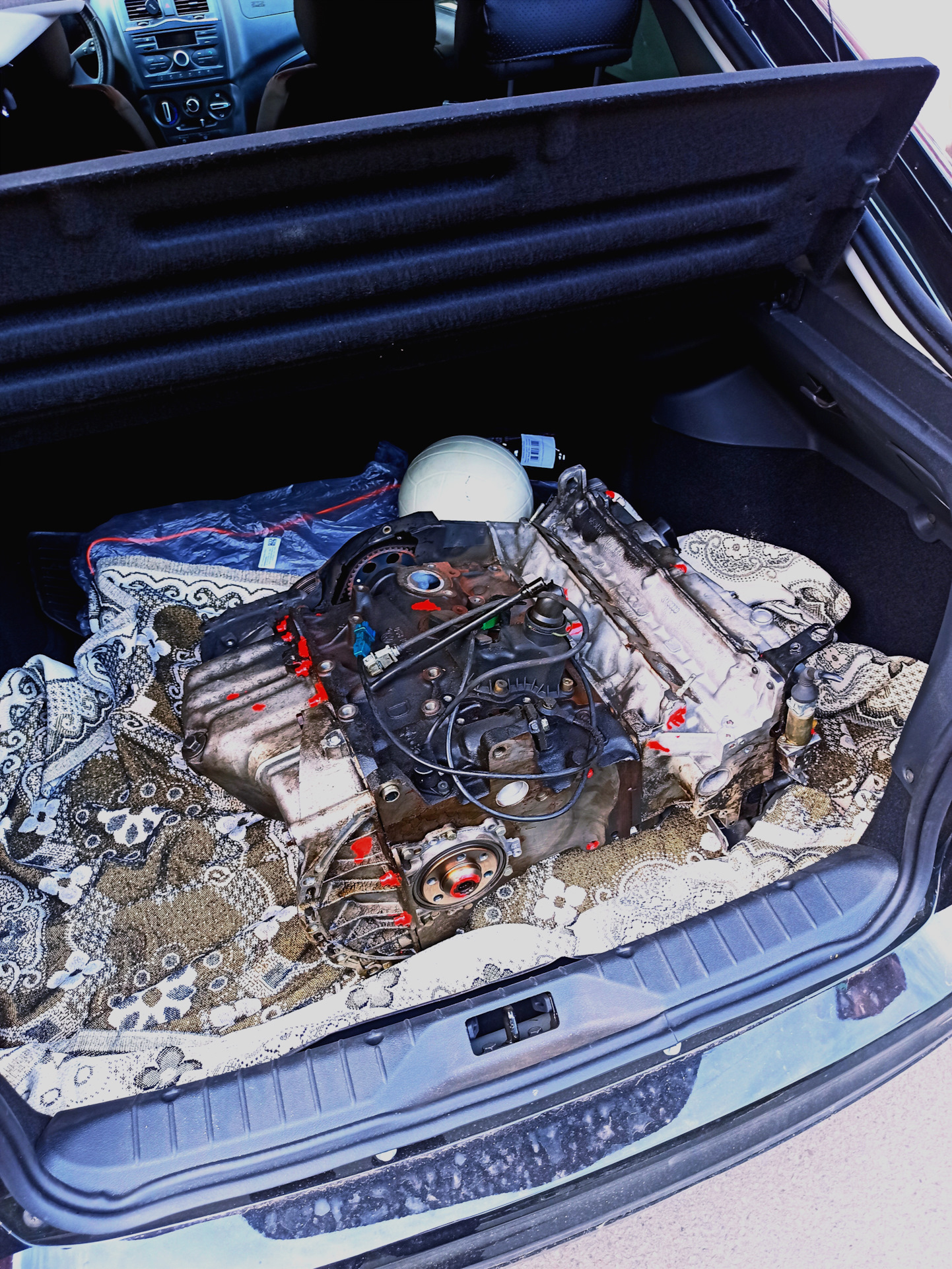 Мотор прибыл🥳 — Audi A4 (B5), 1,8 л., 1997 года | расходники | DRIVE2