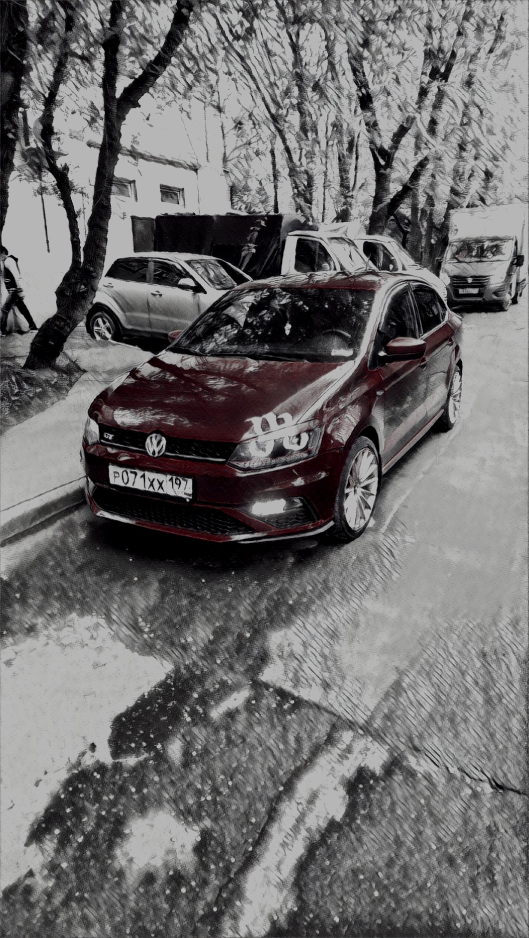 Установил бампер от поло GT — Volkswagen Polo Sedan, 1,6 л, 2012 года ...