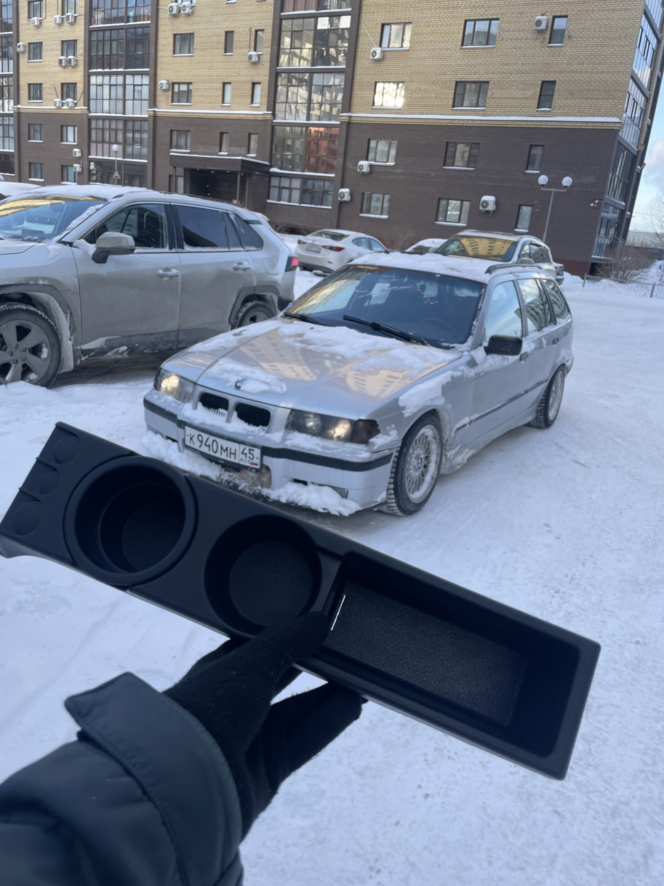 Штатный подстаканник E36. — BMW 3 series Touring (E36), 2 л, 1998 года ...