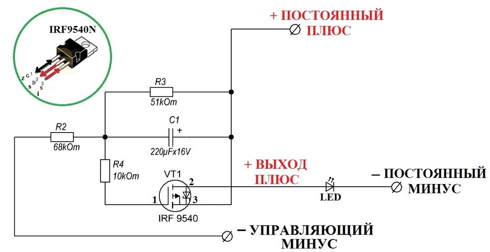 Штатные кнопки и переключатели