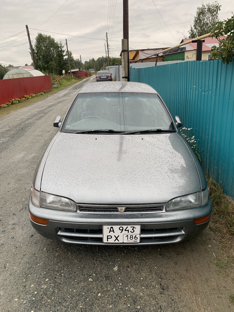 Квадратные номера — Toyota Sprinter (100), 1,5 л, 1993 года | стайлинг |  DRIVE2