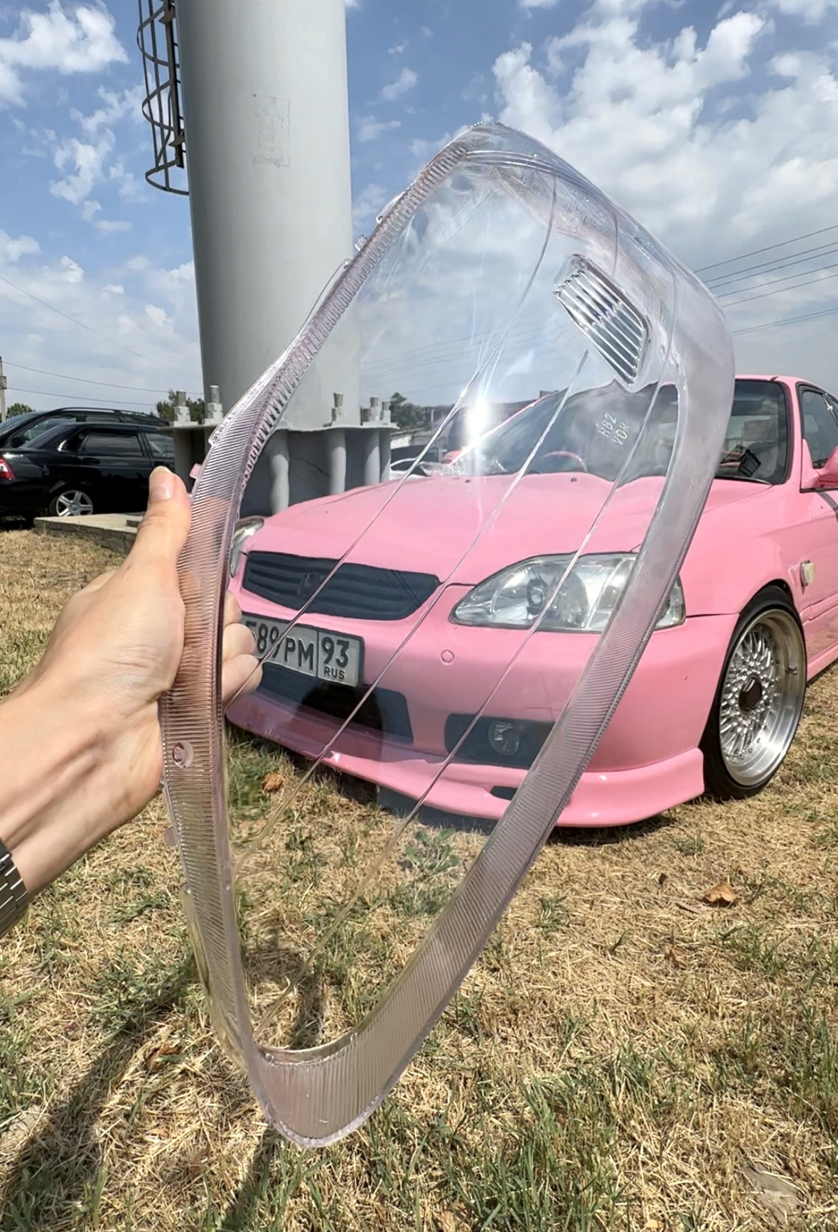 Стекла фар Хонда Сивик ЕК рест и дорест — Honda Civic Ferio (6G), 1,3 л ...