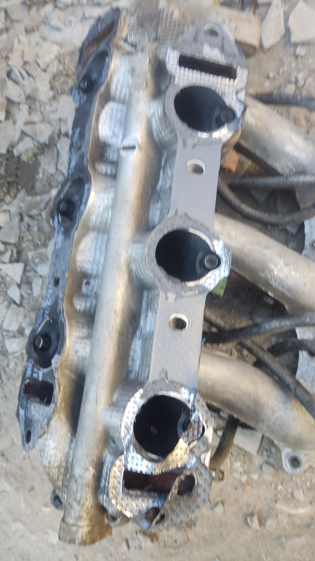 Прокладка под впускной коллектор 6g72 — Dodge Caravan III, 3 л, 1999 ...