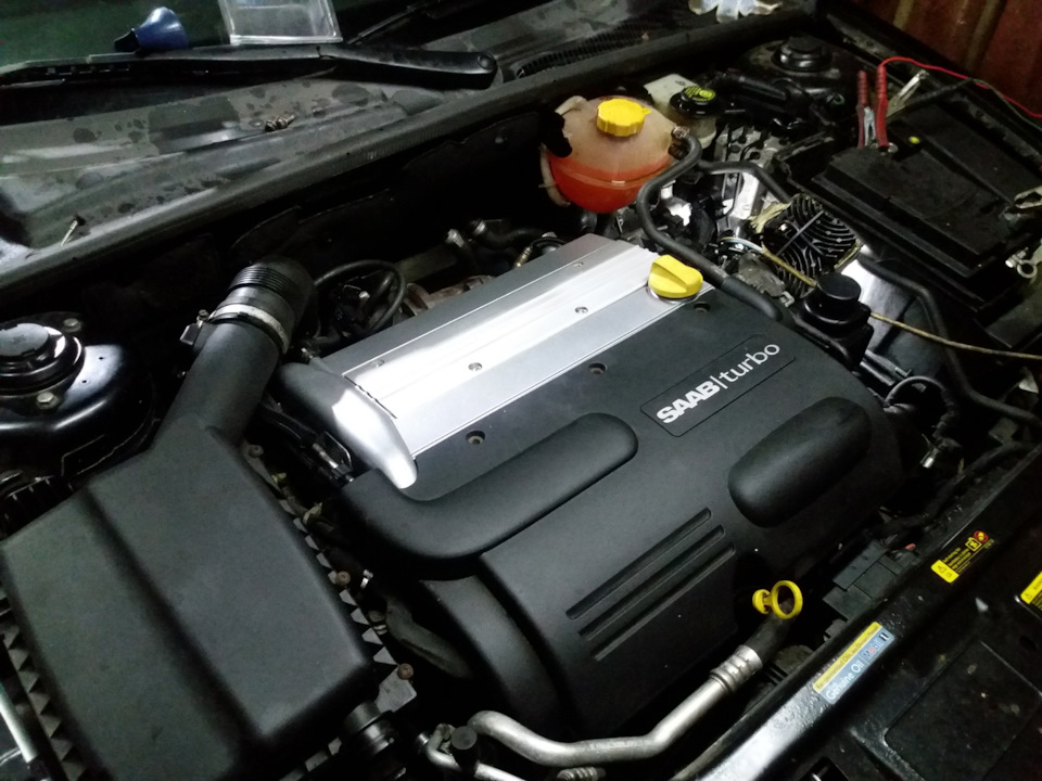 Чистка клапанной крышки ультразвуком — Saab 9-3 (2G), 2 л, 2004 года ...