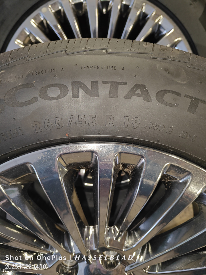 Шины летние Continental 265/55 R19, литые диски TANK 8,5Jx19 ET36 6x139 ...