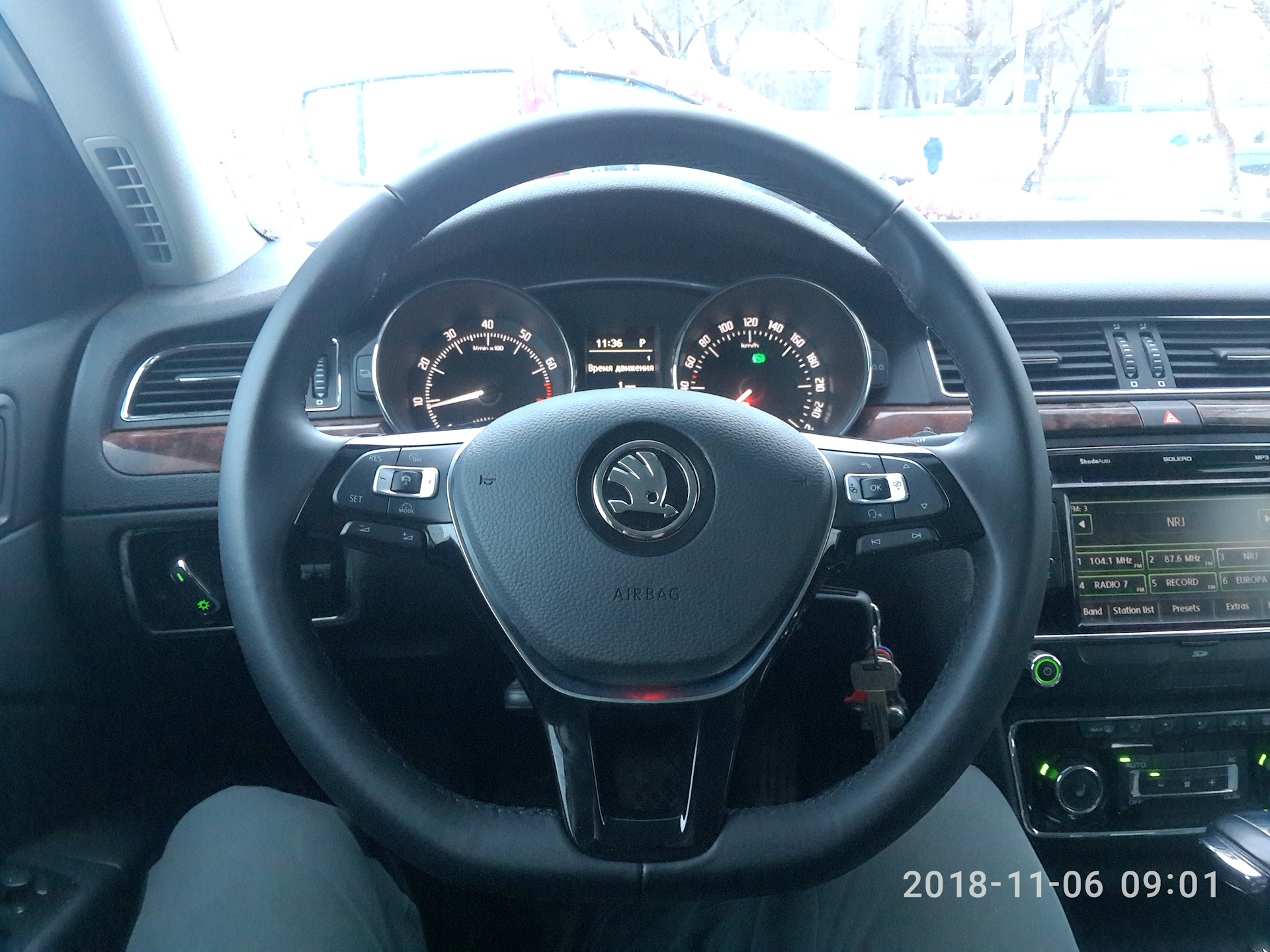 Обогрев руля skoda superb