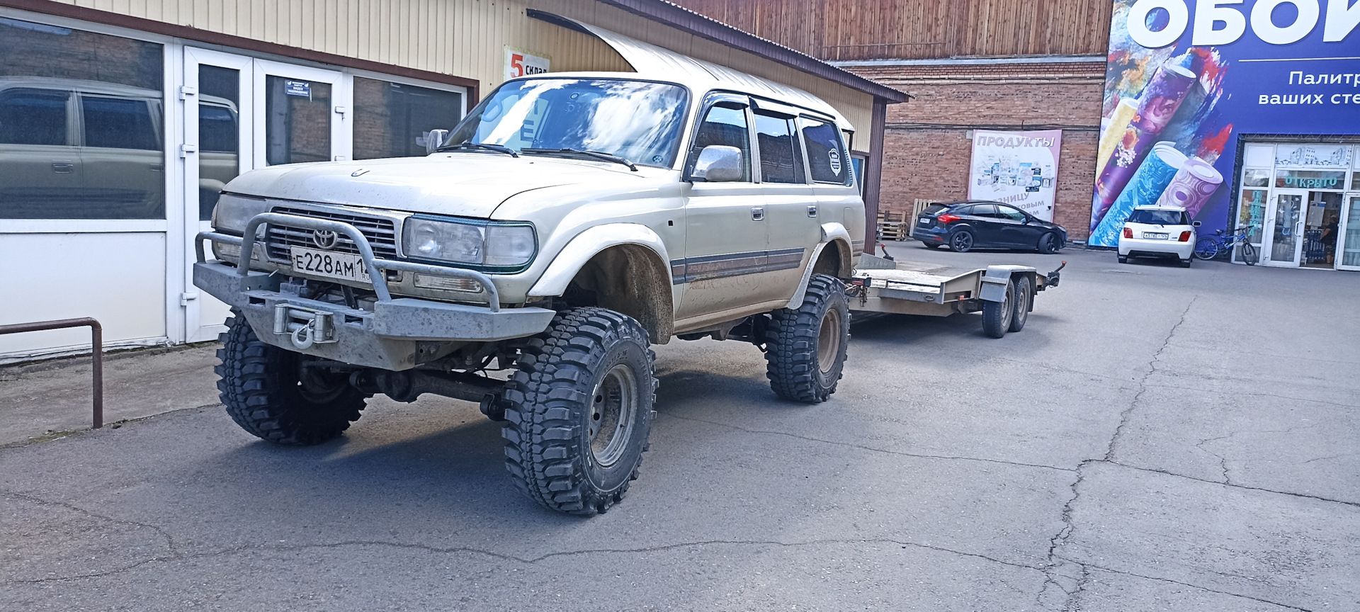 Резина норд трек 35.11,5.16 — Toyota Land Cruiser 80, 4,5 л, 1996 года ...