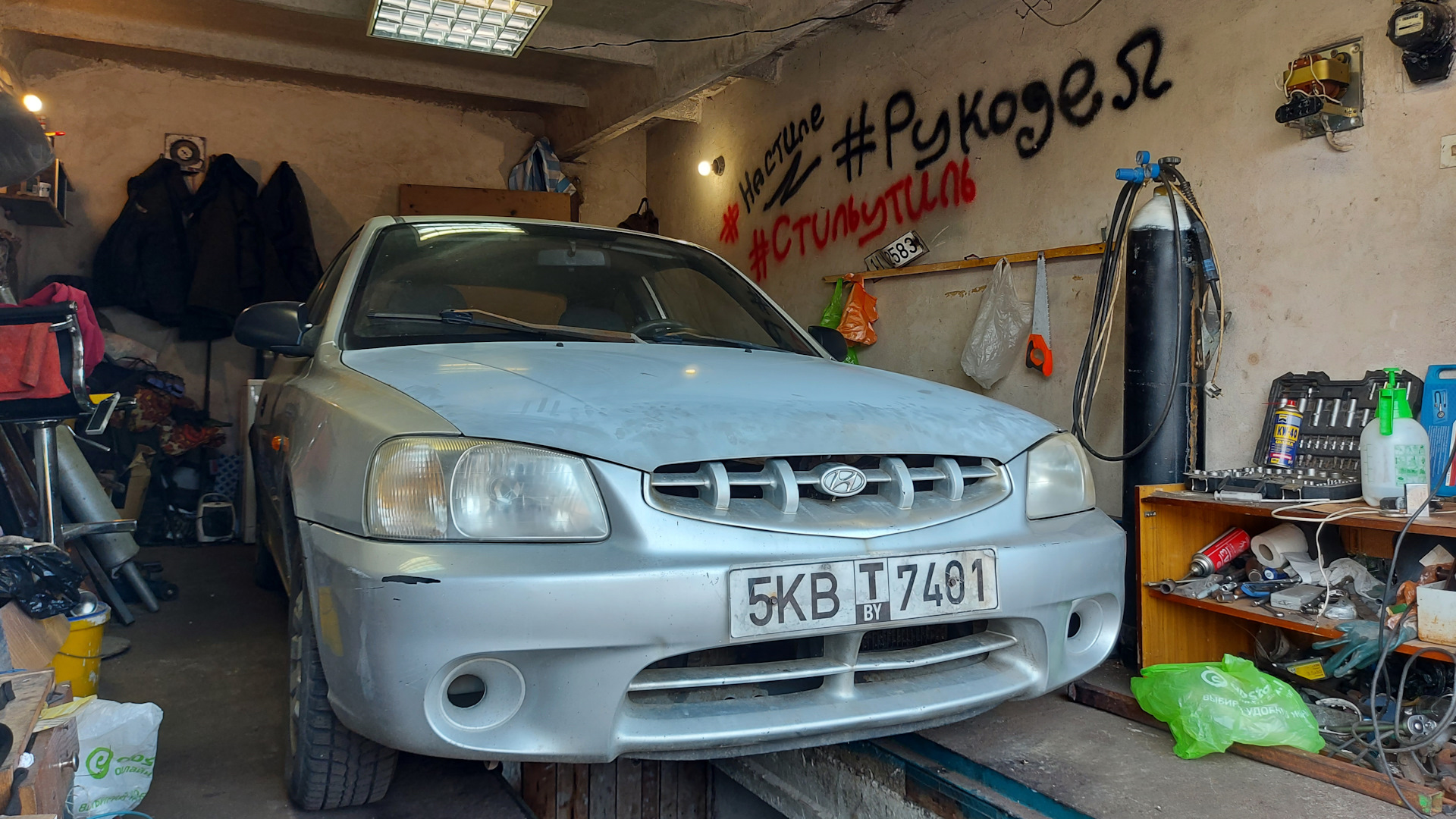 Hyundai Accent (2G) 1.3 бензиновый 2000 | #женскийстиль на DRIVE2