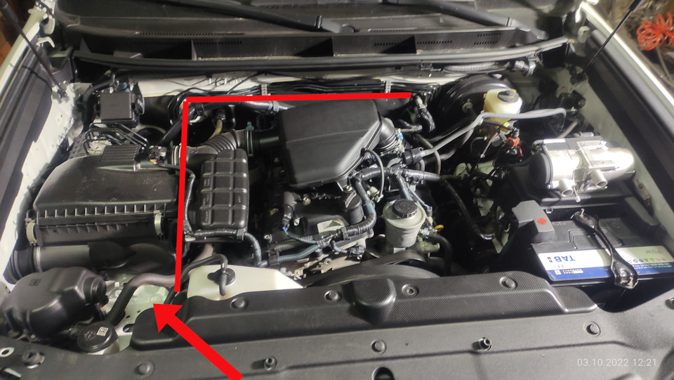 Установить подогрев двигателя toyota prado