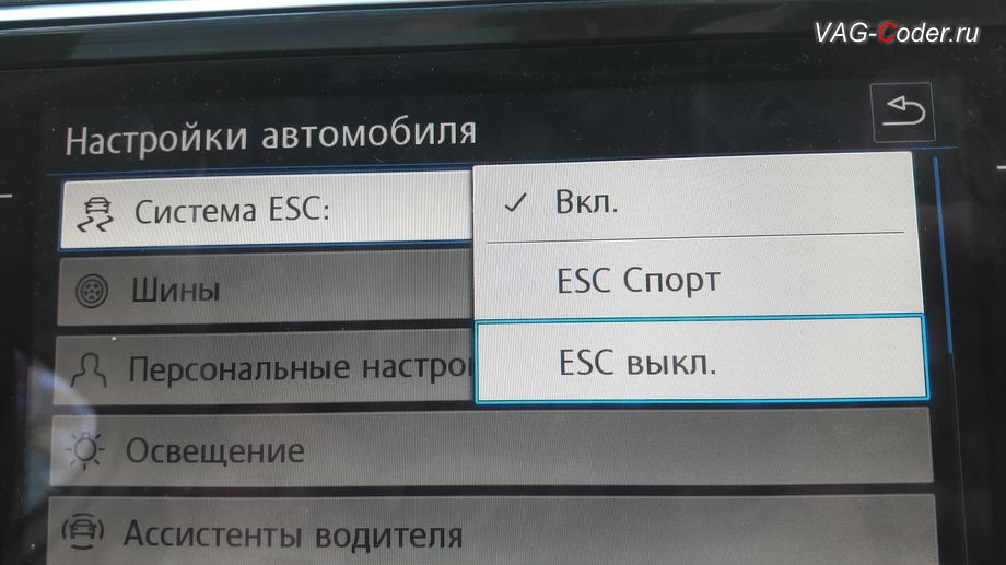 Программное кодирование и активация пакета скрытых заводских функций, и ...