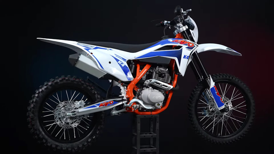 Эндуро мотоцикл для высоких: Kayo K4 300 MX. Обзор характеристик