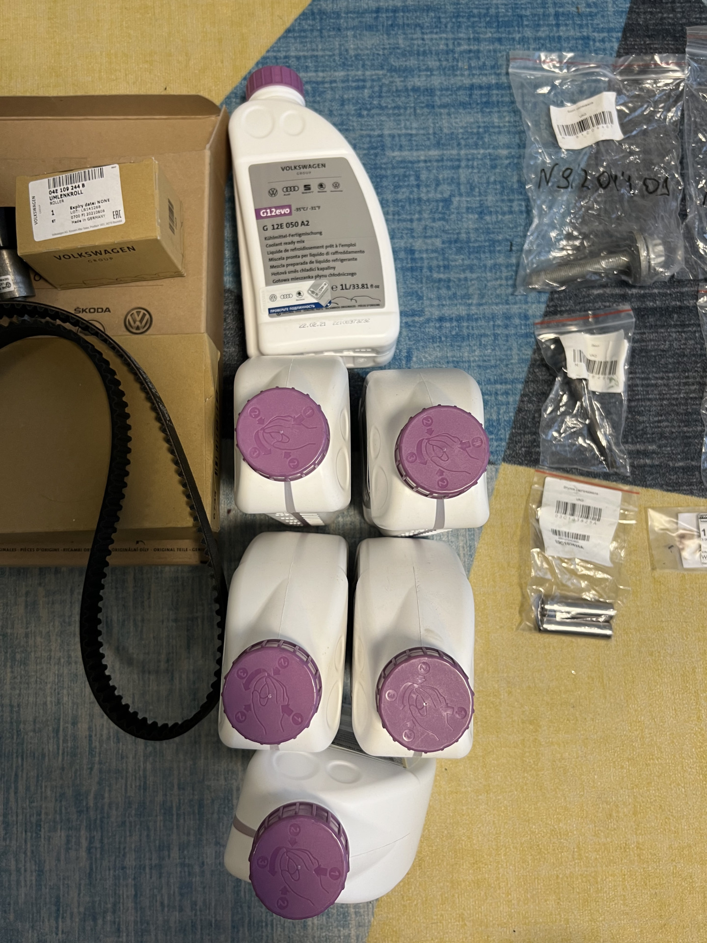 Замена ремня ГРМ, замена приводного ремня, мойка радиаторов — Audi A4 ...