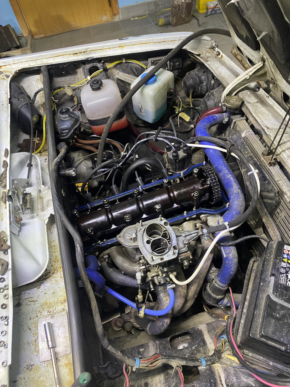 Установка однорядной цепи и распредвала нива — Lada 21061, 1,6 л, 1998 ...