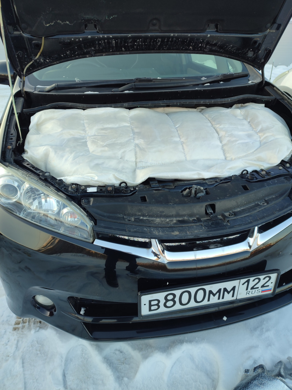 Автоодеяло — Toyota Wish (AE20), 1,8 л, 2010 года | аксессуары | DRIVE2