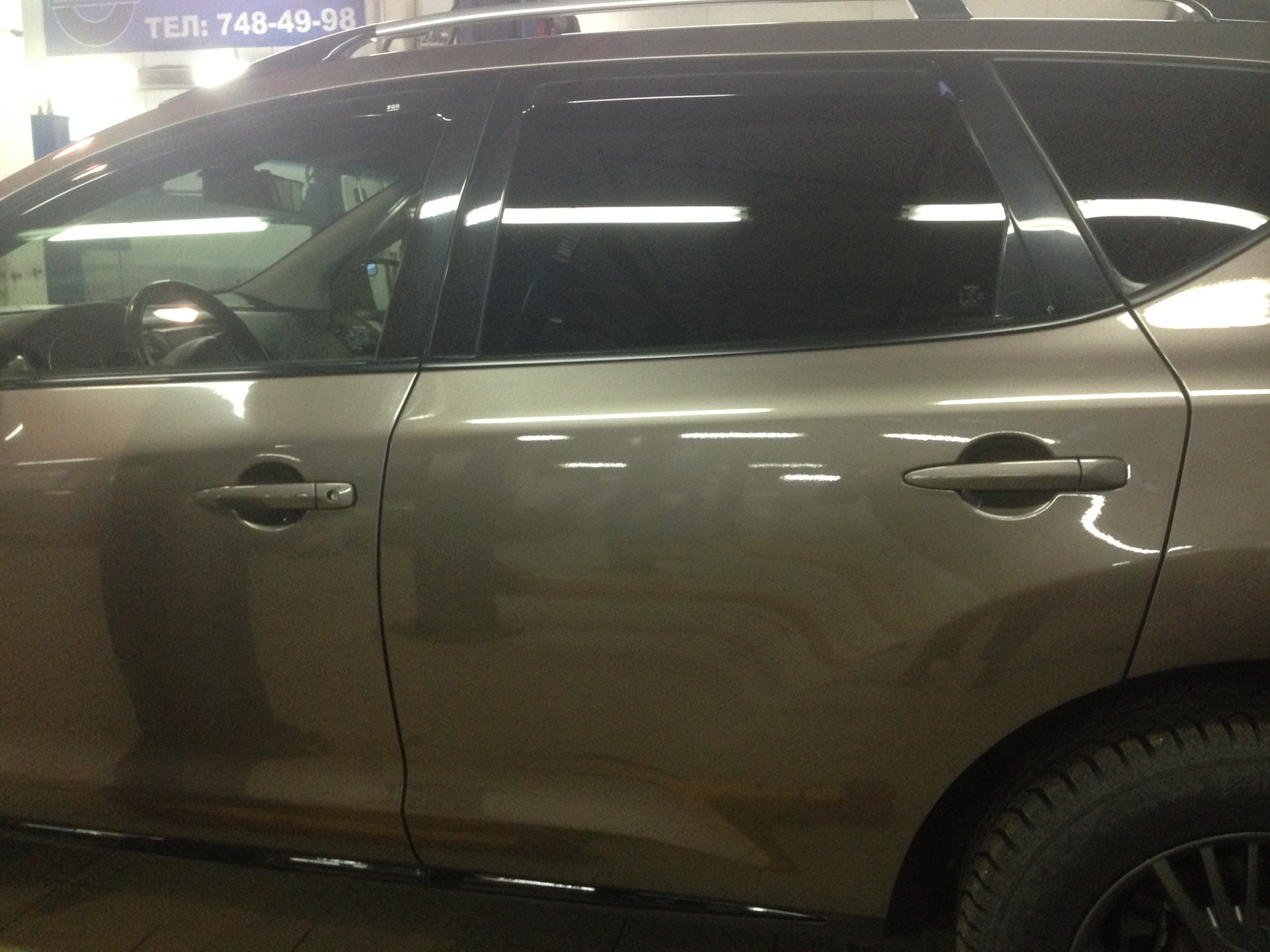 Наружние ручки дверей в цвет кузова Мурано Z51. — Nissan Murano II, 3,5 ...