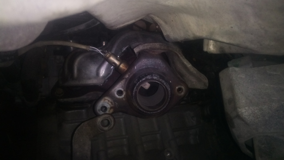 Ну вот и добрался до выхлопа. — Honda Fit (1G), 1,5 л, 2002 года ...