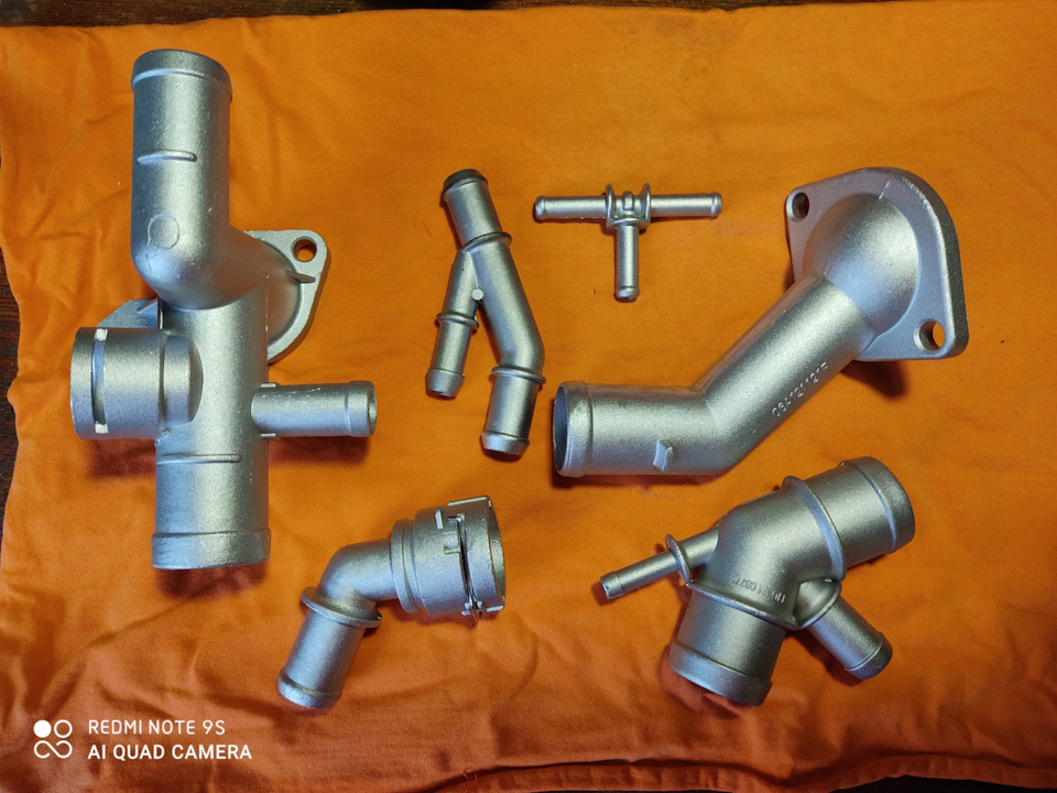 Промывка системы охлаждения. — Skoda Octavia A4 Mk1, 1,8 л, 2001 года ...