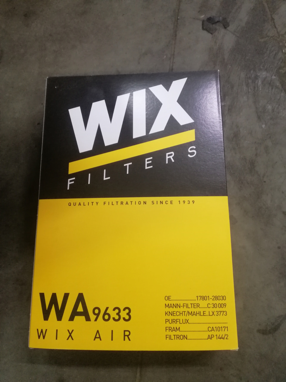 CA10171 Воздушный фильтр FRAM Запчасти на DRIVE2