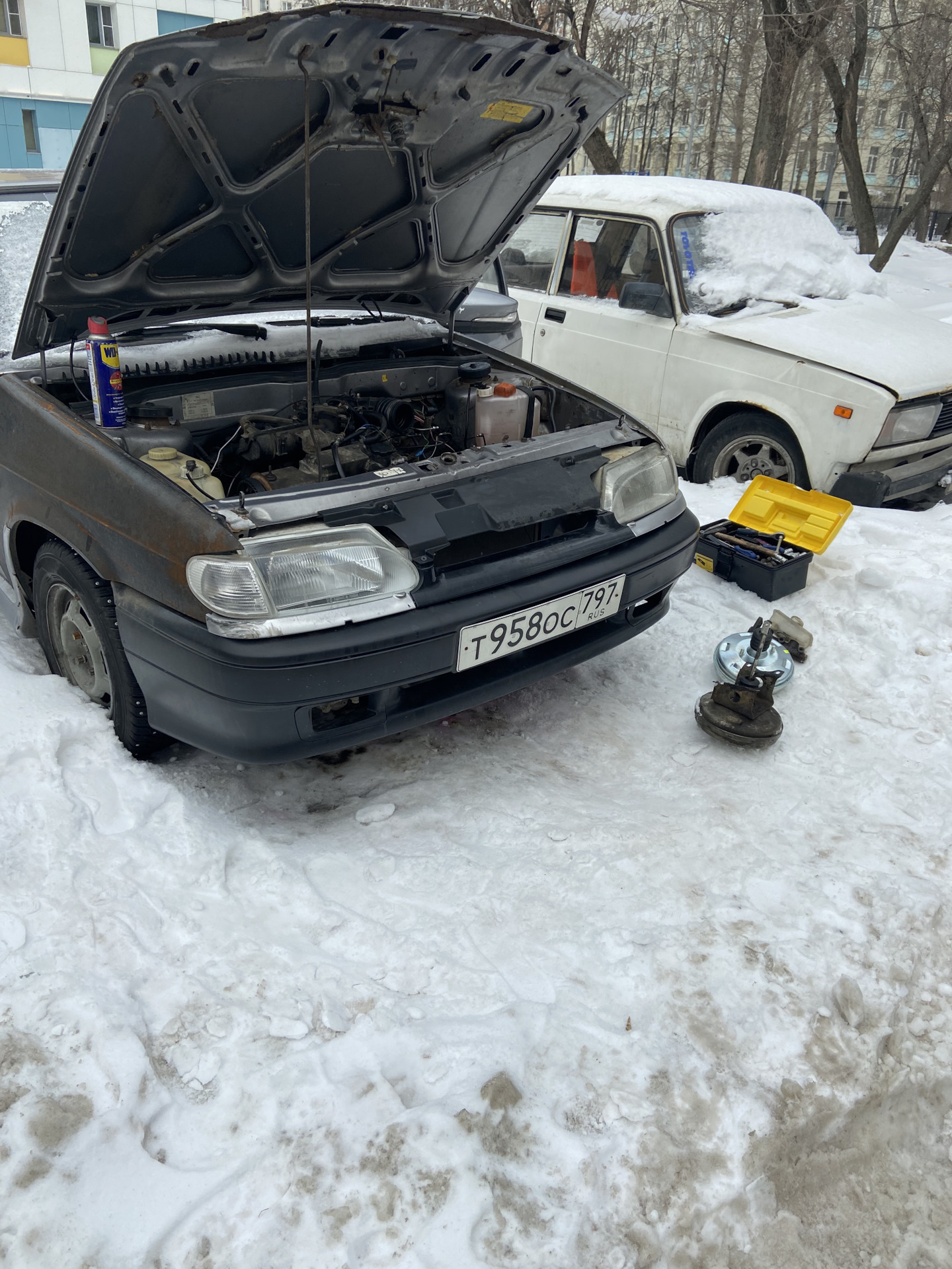 Тормозить ногами надо а не головой — Lada 2114, 1,5 л, 2008 года | запчасти  | DRIVE2