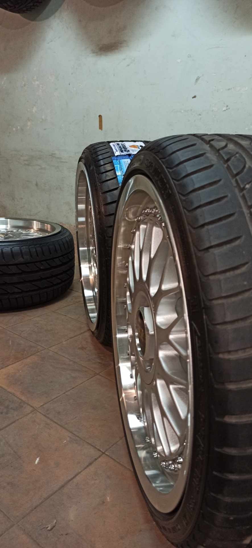 Разноширы IMPUL BBS M1 8/9х17 в Гранту ! — Lada Гранта (1G), 1,6 л ...