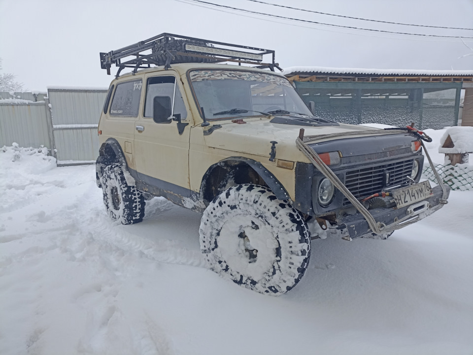 Новогодний проезд, с приключениями — Lada 4x4 3D, 1,6 л, 1991 года ...