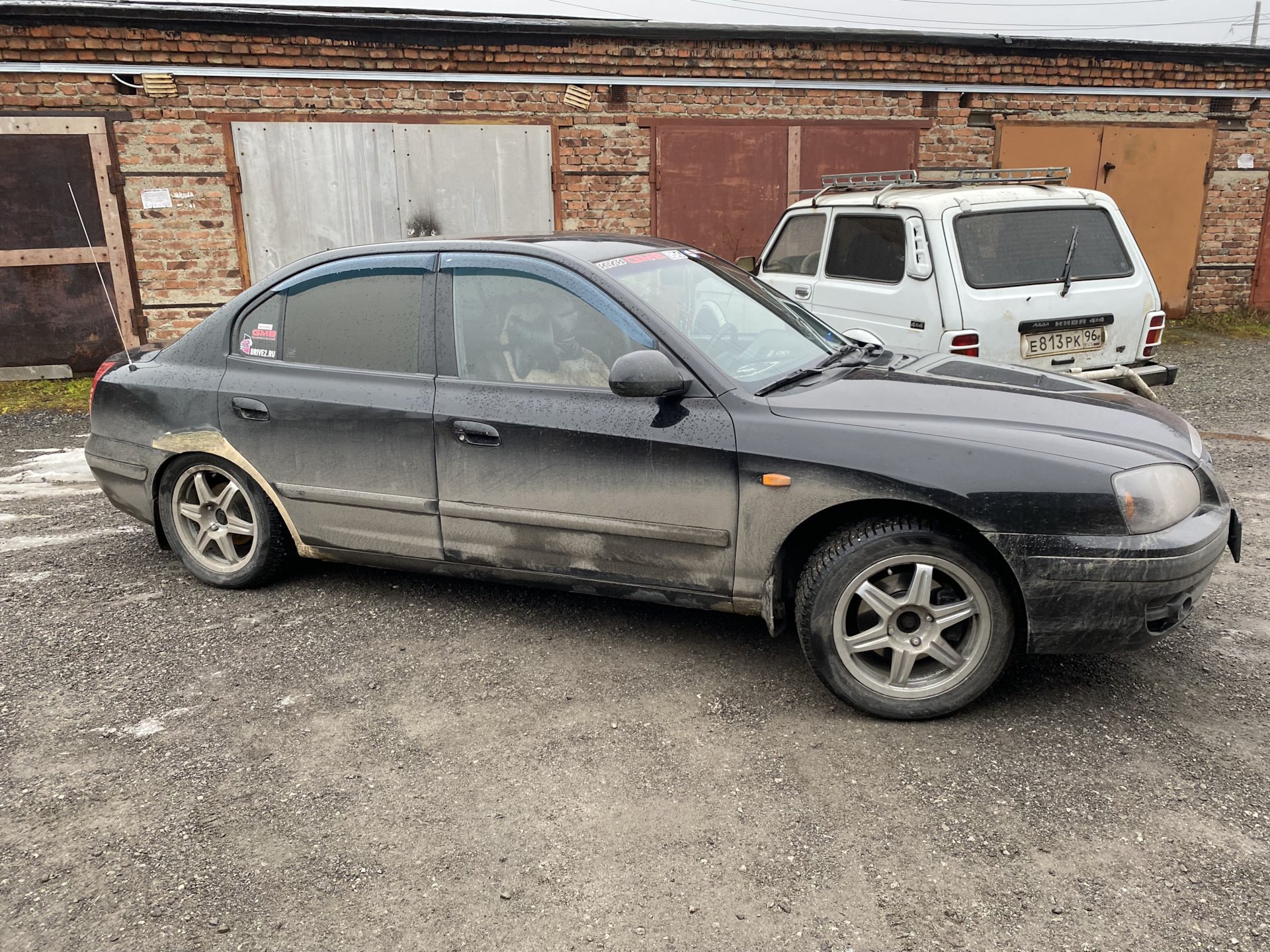 Когда нету газели а груз везти надо — Hyundai Elantra (3G), 1,6 л, 2004 ...