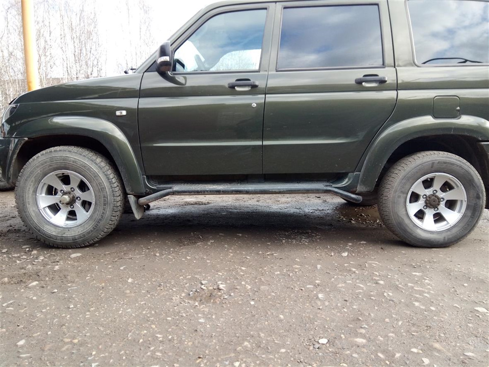 Изменение угла наклона шкворней. — УАЗ Patriot, 2,7 л, 2014 года ...