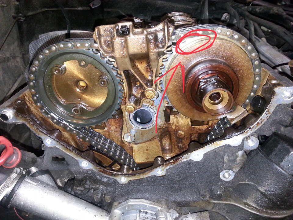 Метки цепи ГРМ М111.960 - Mercedes-Benz E-class (W124), 2,2 л, 1992 года своими 