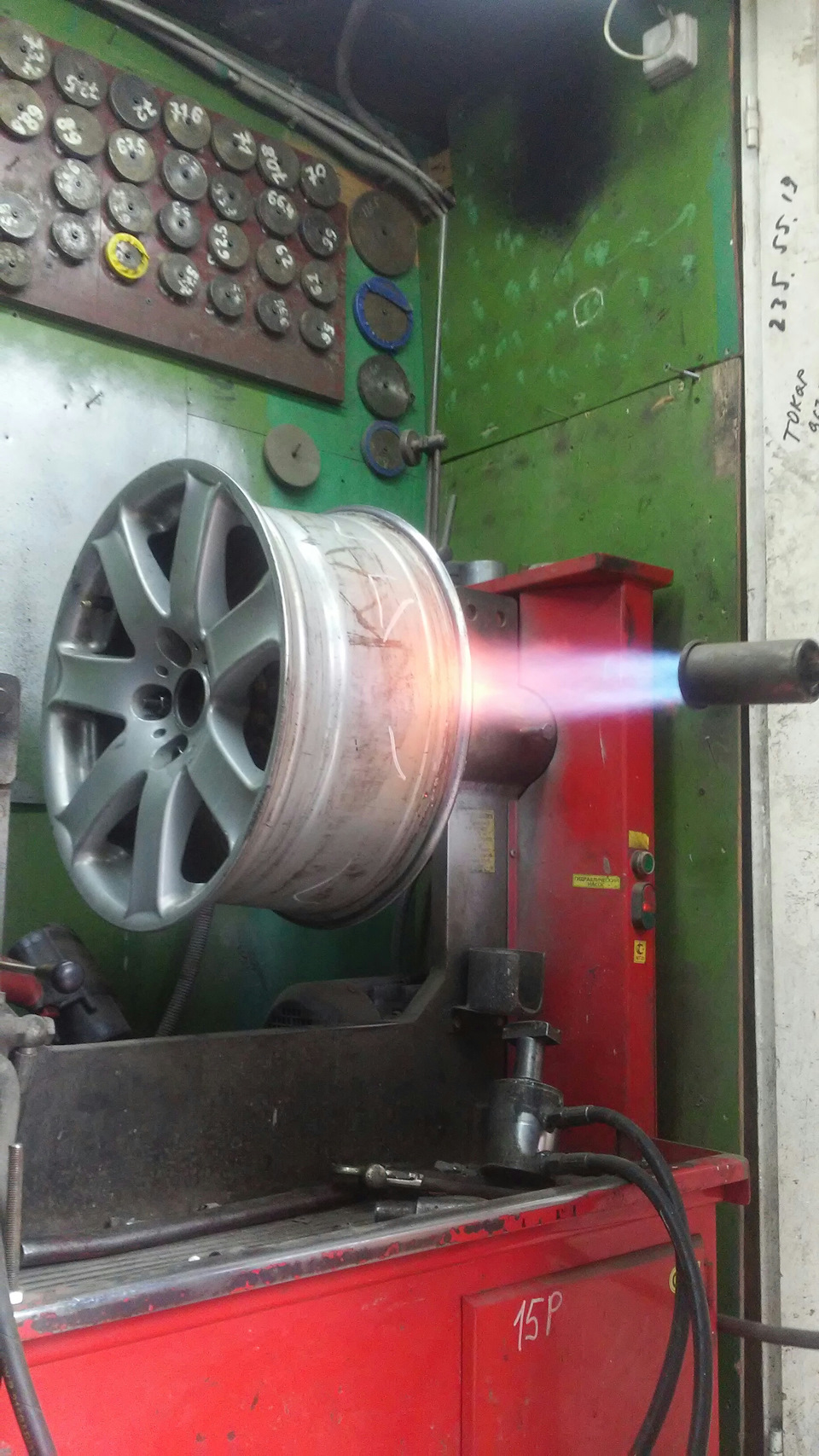 Прокатка диска — BMW 5 series (E60), 2 л, 2009 года | колёсные диски ...