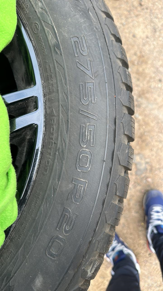 Шины зимние шипованные Nokian 275/50 R20, литые диски 8,5Jx20 ET29 ...