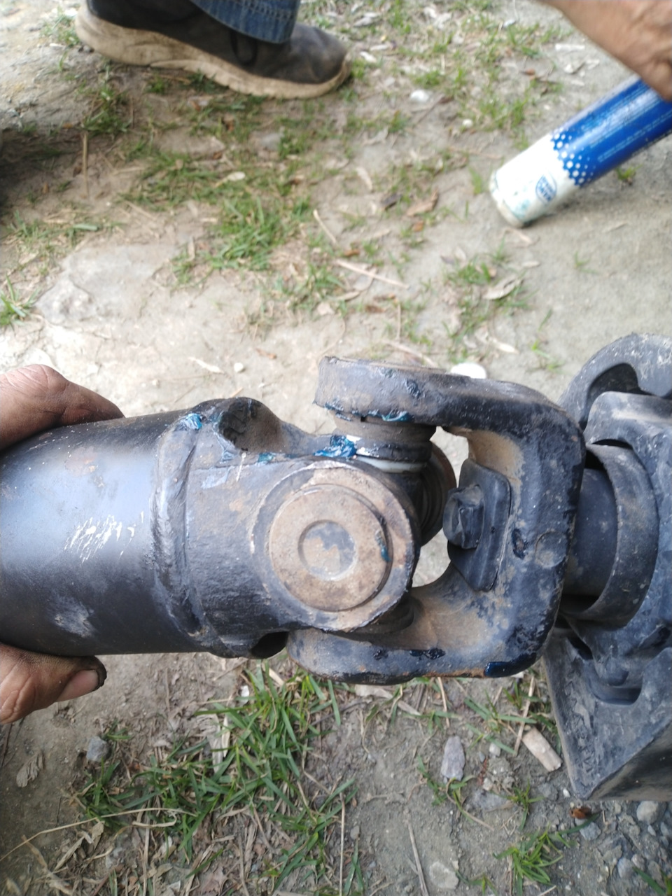 Шприцевание кардана — ГАЗ Газель Next, 2,8 л, 2013 года | своими руками ...