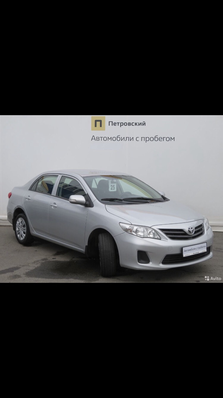 Покупка — Toyota Corolla (140/150), 1,6 л, 2011 года | покупка машины |  DRIVE2