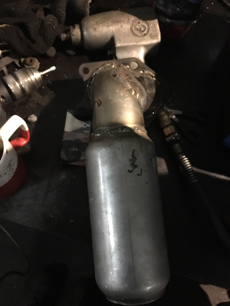 Даунпайп своими руками — Subaru Legacy (BL/BP), 2 л, 2004 года | своими ...