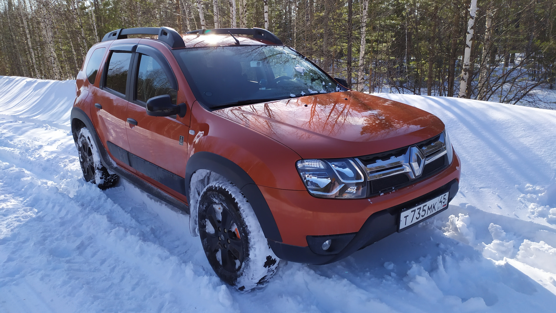 Renault Duster (1G) 1.6 бензиновый 2018 | Рыжий Бес на DRIVE2