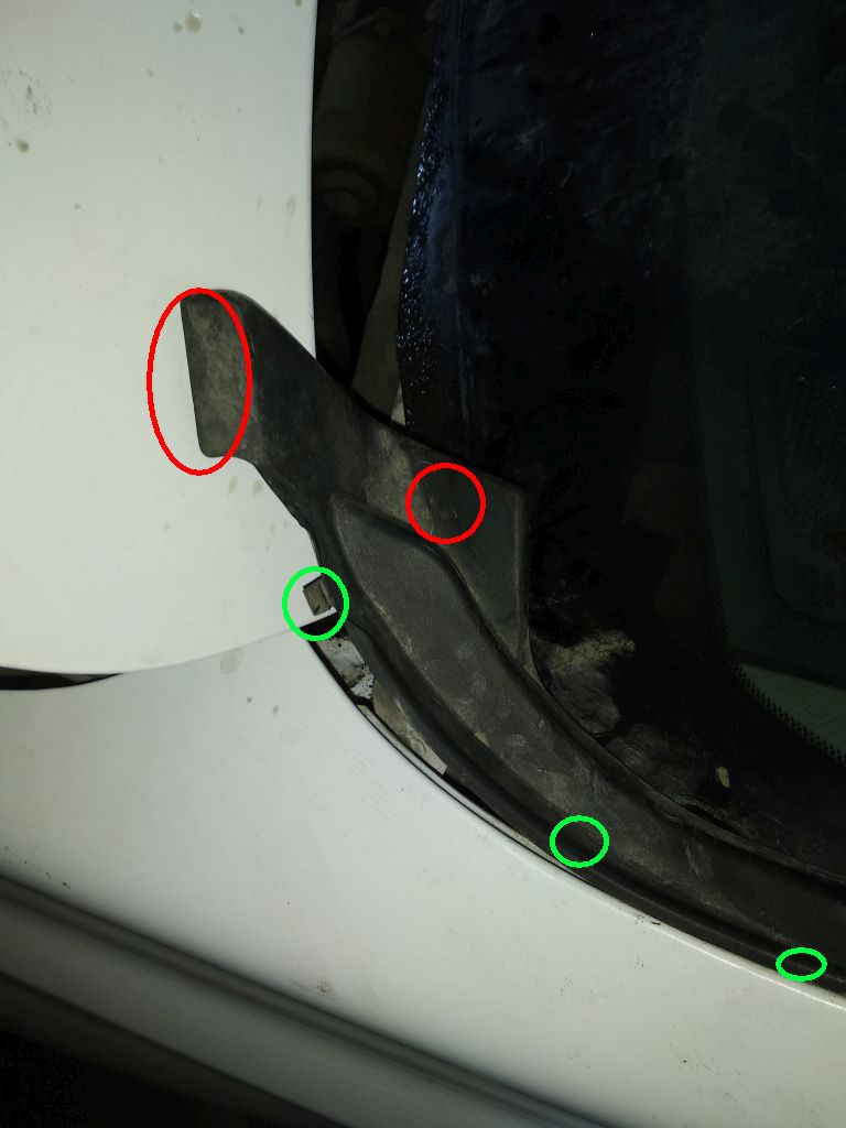 Замена трапеции стеклоочистителя — Nissan X-Trail II (t31), 2 л, 2013 ...