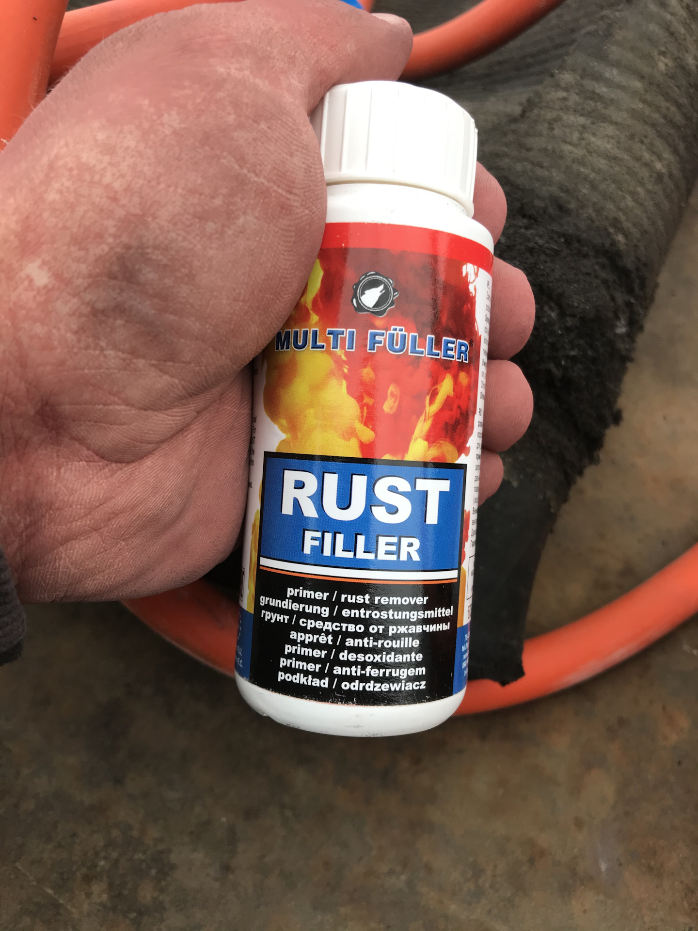 Rust filler преобразователь ржавчины фото 18