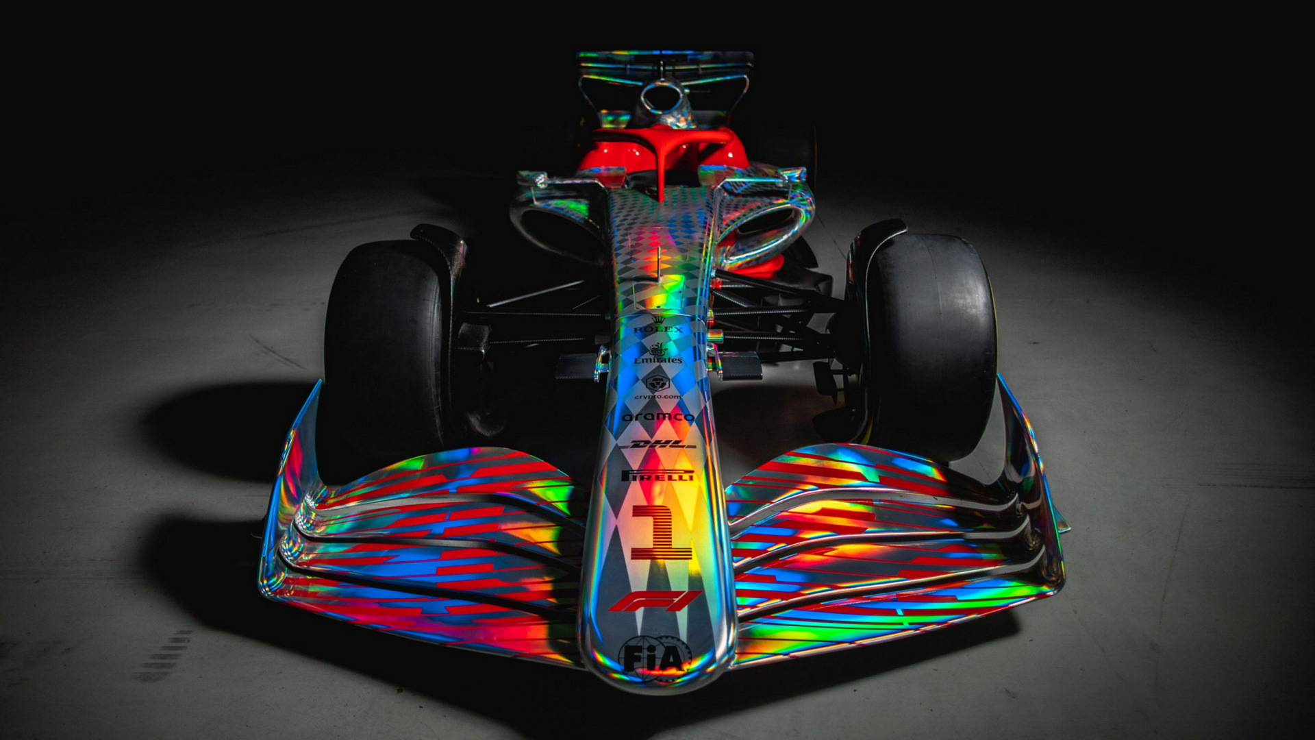 Первый официальный взгляд на автомобиль F1 2022 года, разработанный специал...