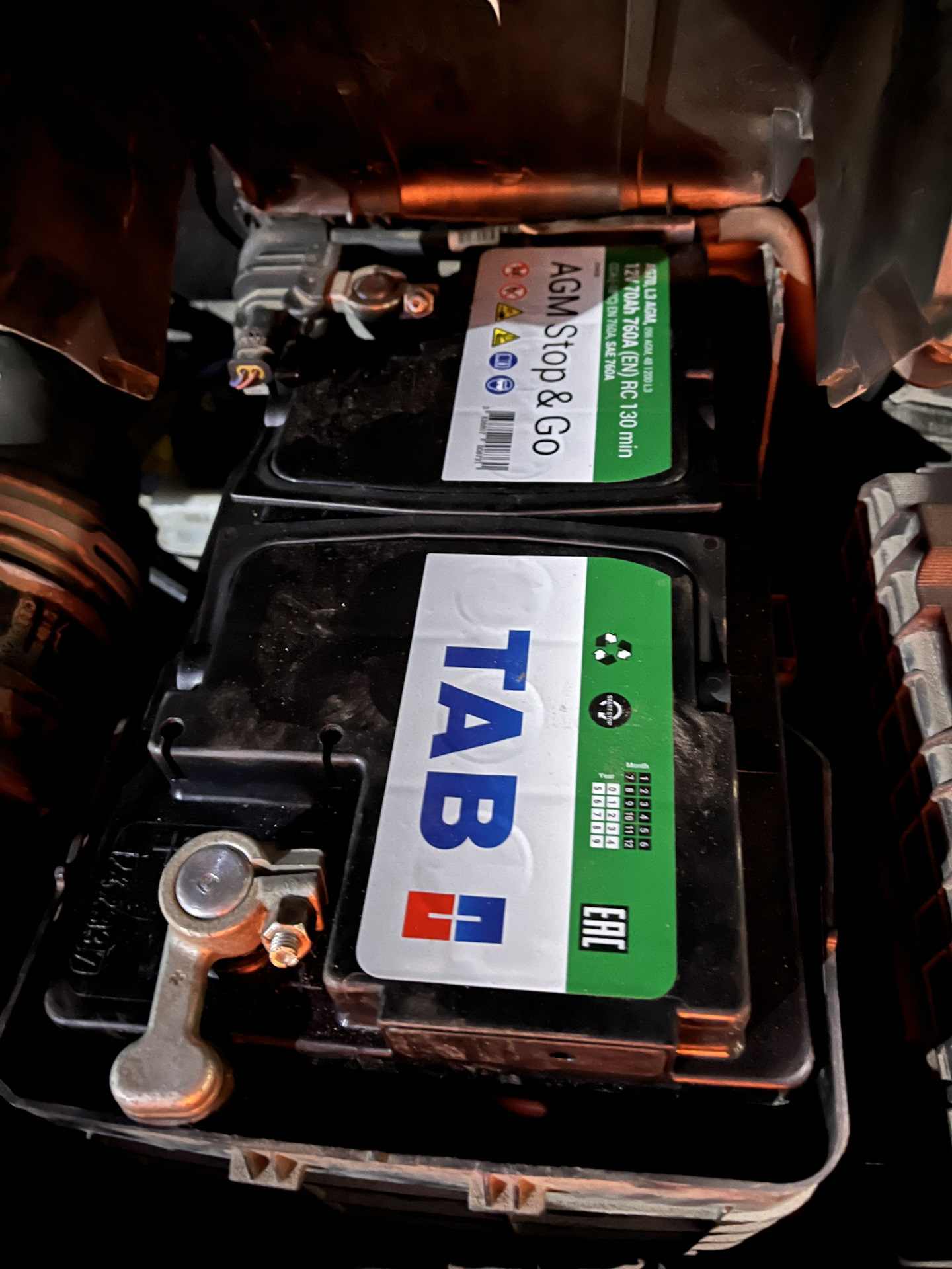 Зима близко: АКБ, шиномонтаж — Audi Q3 (1G), 2 л, 2012 года ...