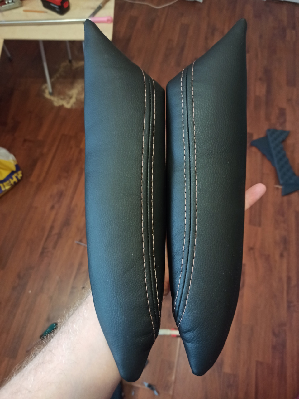 7. Самодельные подлокотники на двери — Lada Vesta SW, 1,6 л, 2021 года ...