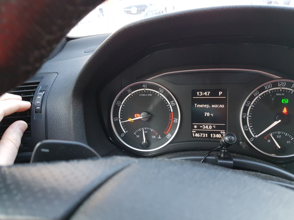 На холостых холодный воздух — Skoda Octavia RS A5 Mk2, 2 л, 2012 года ...