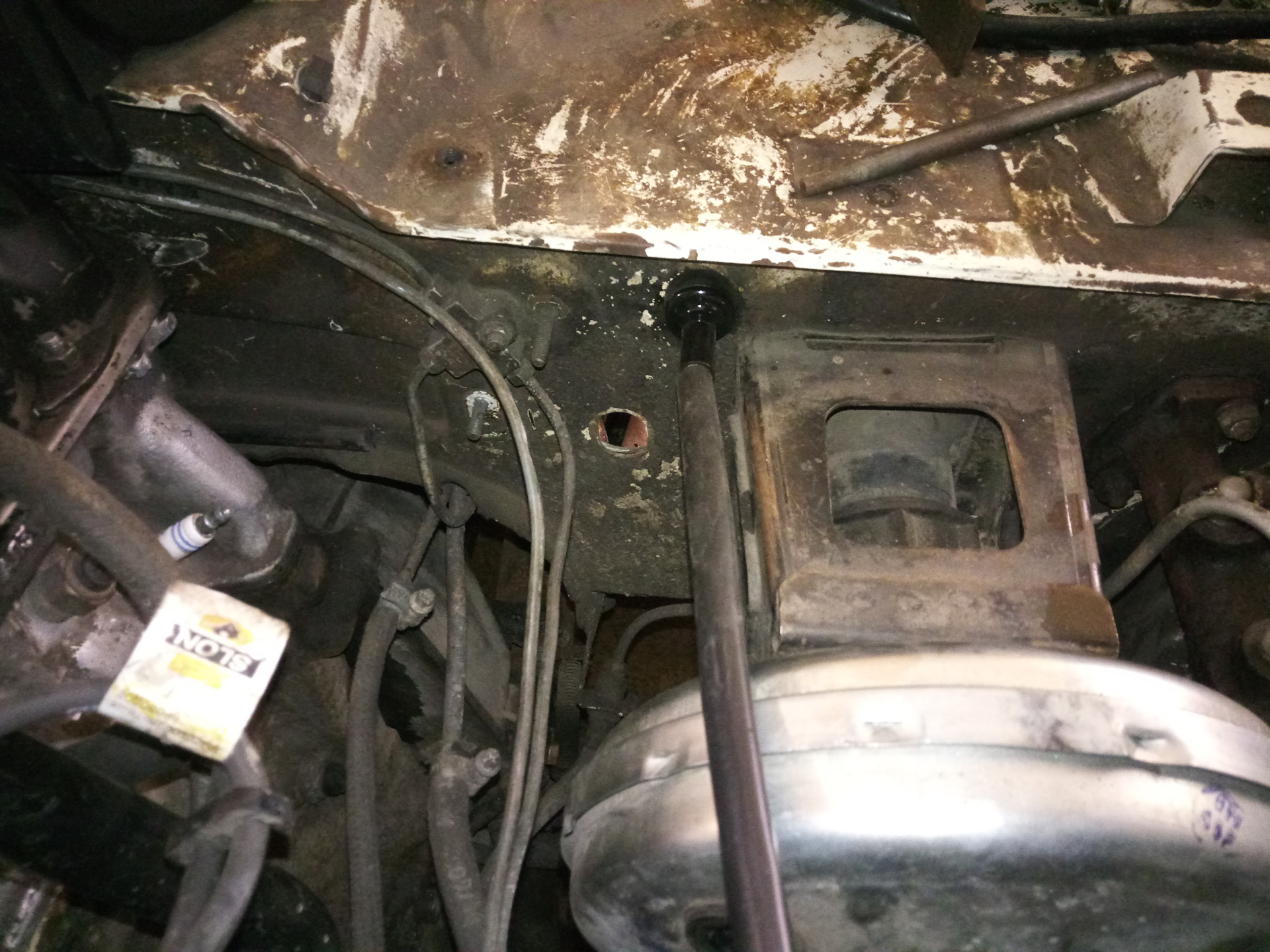 привод дроссельной заслонки карбюратора, переходим на тросик — Lada 4x4 ...