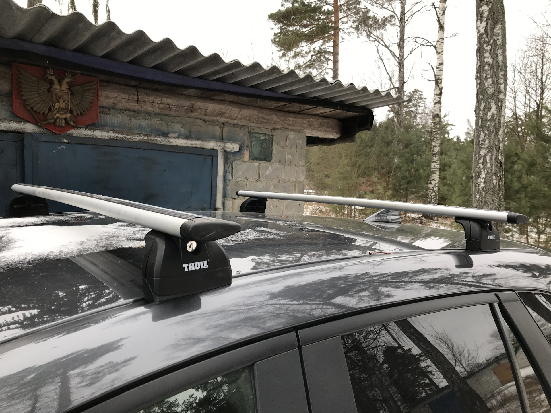 Thule багажники как снять
