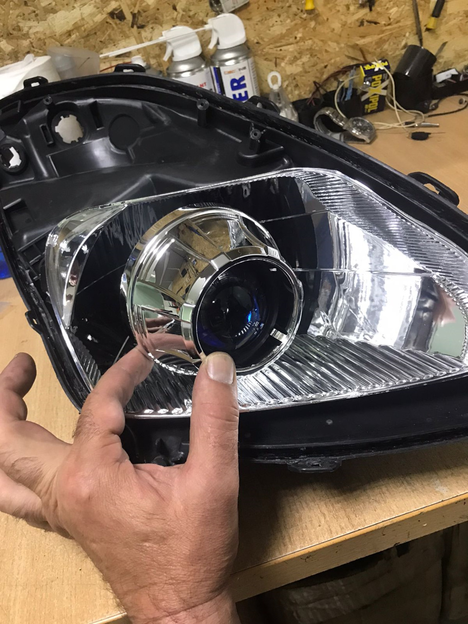 ЛИНЗЫ GTR X PRO В ФАРЫ + ВОССТАНОВЛЕНИЕ ФАР — Toyota Prius (20), 1,5 л ...