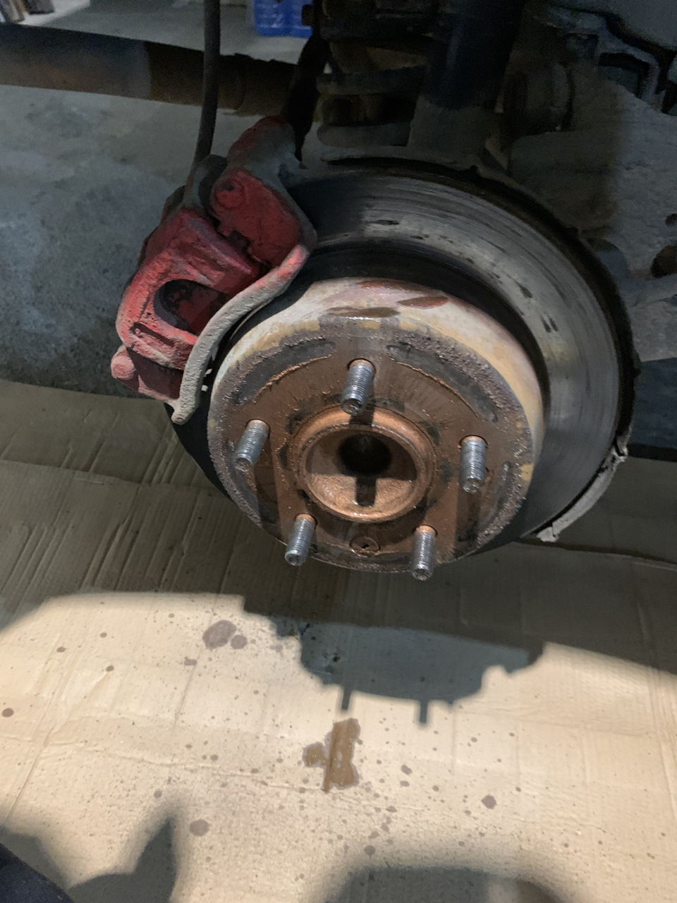 Замена кожуха тормозного диска справ — KIA Ceed SW (1G), 1,6 л, 2012 ...